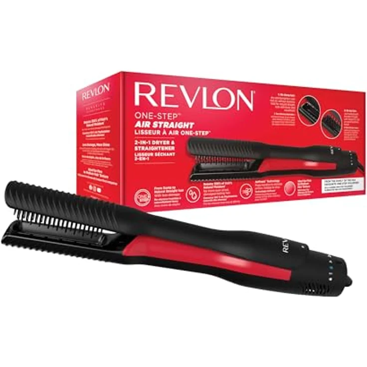 Revlon One-Step Air Straight 2-in-1-Trockner und Luftglätter, Arganöl-Infusion, RVDR5330E – Bild 1