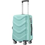 STRATIC Arrow 2 Hartschalen-Koffer Trolley Reisekoffer Rollkoffer 4 Rollen TSA-Zahlenschloss, Getränkehalter, Größe S, Türkis