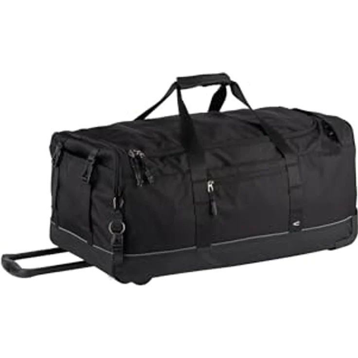 Camel Active Connect 2 Rollen Reisetasche, 67 cm, Schwarz, 76 l, mit Rucksackfunktion und arretierbarem Griff – Bild 1