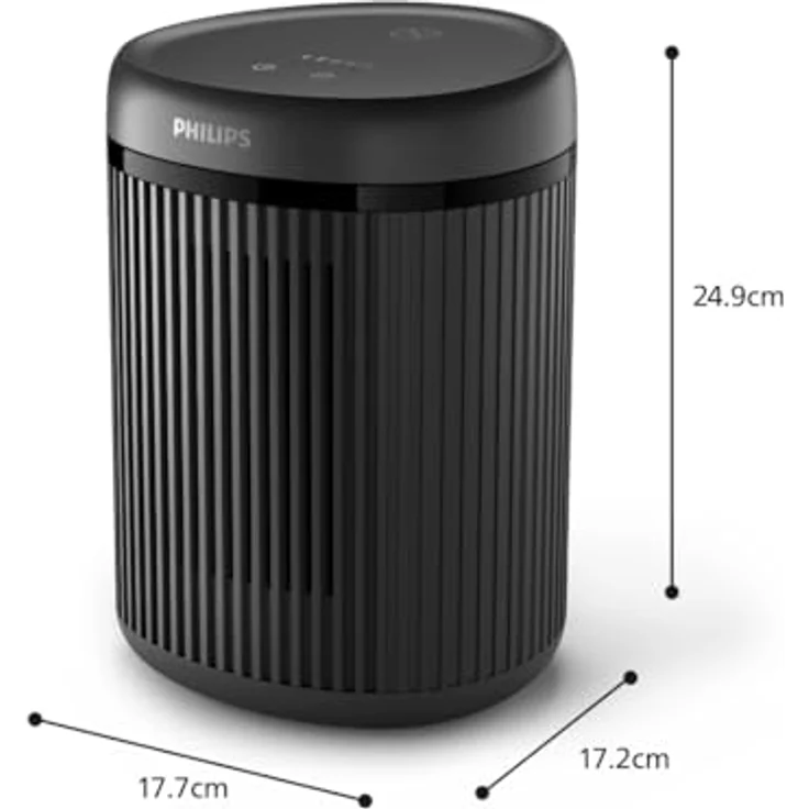 Philips Heizlüfter aus Keramik, Kompakt 2000 Series CX2120/01, 1500 W, schnelles Aufheizen in nur 2 Sekunden, extrem leise – Bild 2