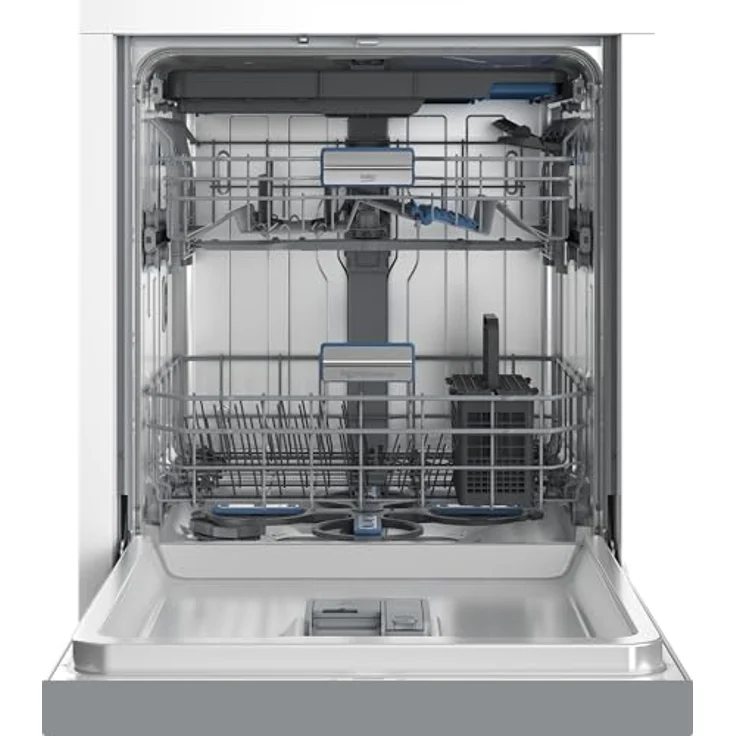 Beko BDDN36561XP Geschirrspüler, 15 Maßgedecke, HomeWhiz App, Edelstahl, 41 dBA, flexible Korbsystem, 11 Programme – Bild 6