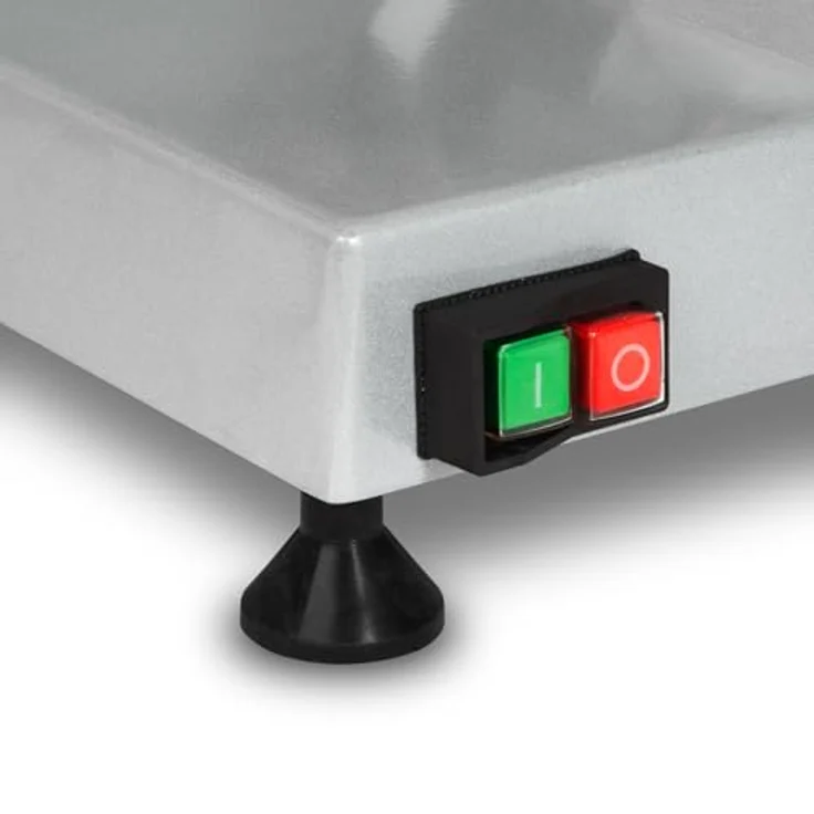 vertes Allesschneider Messer mit 220mm Durchmesser, Elektrisch mit, 120 W, Schnittstärke 0 bis 12mm, Allesschneider mit Aluminium Gehäuse – Bild 6