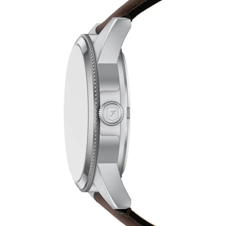 Fossil Quarzuhr PEARSON FS6137, Herrenuhr mit grünem Zifferblatt, analoge Anzeige, Lederarmband, Tag und Wochentagfunktion – Bild 5