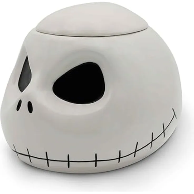 ABYSTYLE The Nightmare Before Christmas Keksdose Jack Skellington, Keramik in Form des Kopfes von Jack Skellington, 22 x 20 x 17.5 cm, offiziell lizenziertes Produkt