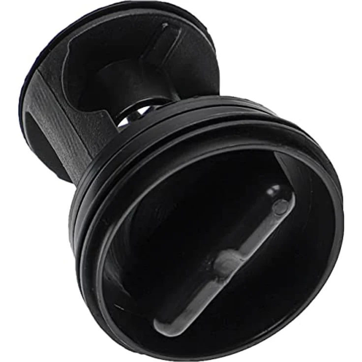 vhbw Flusensieb für Waschmaschinen und Trockner, Ersatzteil schwarz, 5,9 cm Durchmesser, kompatibel mit Privileg, Quelle und Gorenje – Bild 2