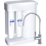 AQUAPHOR RO 101S EU Umkehrosmose Wasserfilter. Trinkwasserfiltersystem. 7,8 L. pro Stunde. Entfernt Kalk, Schwermetalle, Pestiziden, Medikamente, Viren, Bakterien.