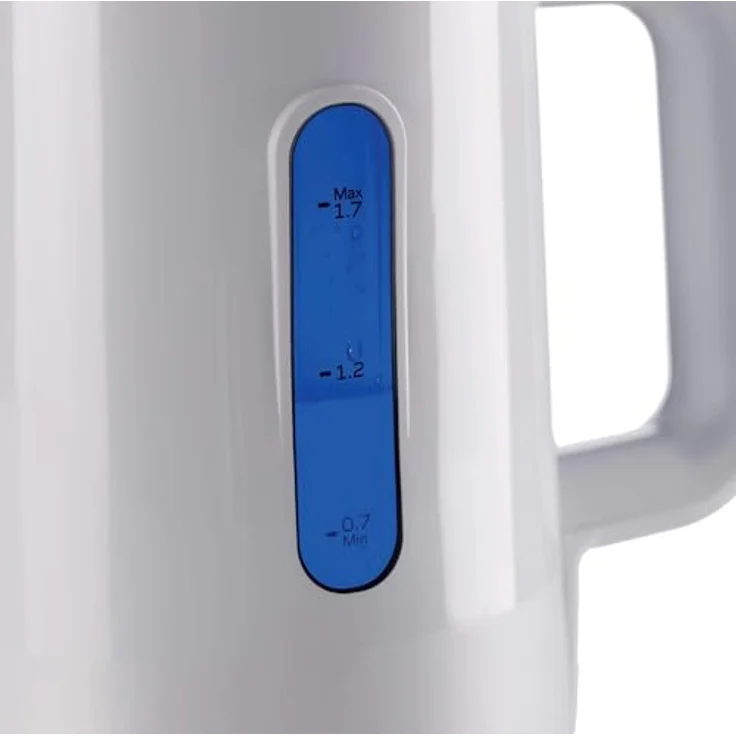 Ariete 2846W Breakfast Wasserkocher 1,7 L weiß, 2.200 Watt - Transparente Wasserstandsanzeige, verdecktes Heizelement – Bild 4