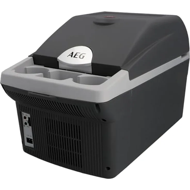 AEG Automotive Board-Bar BK 16, Thermoelektrische Kühl- und Warmhaltebox 16 Liter, 12 Volt, anschnallbar für PKW, Kühlung bis 20 °C, Wärmefunktion bis 65 °C