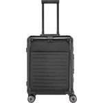 travelite Next 4w Trolley S, Fronttasche, Schwarz, schwarz, Talla única, Koffer