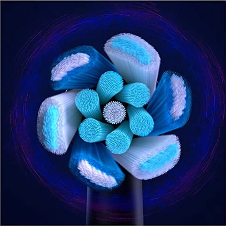Oral-B iO Ultimative Reinigung Aufsteckbürsten für elektrische Zahnbürste, 8 Stück, ultimative Zahnreinigung, Zahnbürstenaufsatz für Oral-B Zahnbürsten, briefkastenfähige Verpackung, schwarz – Bild 5