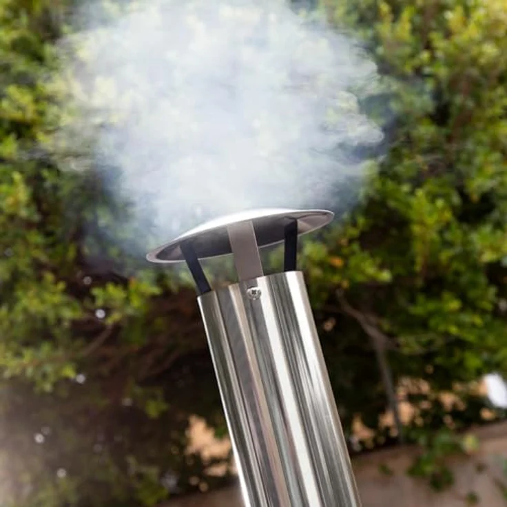 InnovaGoods Pellet-Pizzaofen Pizzahven, Edelstahl, Hitze bis 500 °C, mit Zubehör und integriertem Thermometer – Bild 6