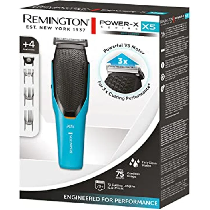 Remington HC5000 Power-X Series X5 Haarschneider Blau – Bild 2