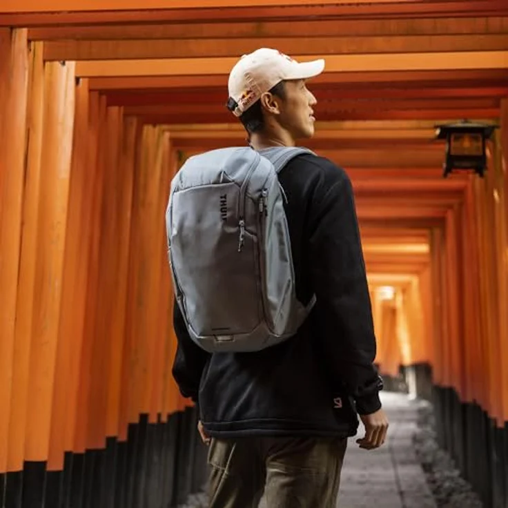 Thule Chasm 26, Freizeitrucksack mit gepolstertem Laptopfach für 16", pond gray – Bild 5