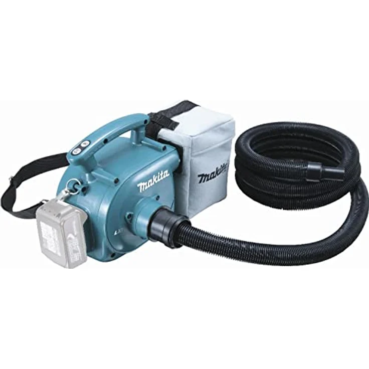 Makita DVC350Z Akku-Staubsauger 18 V (ohne Akku, ohne Ladegerät), Schwarz, Blau, Grau – Bild 1