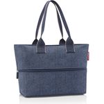 REISENTHEL® Shopper E1 (1-tlg), Polyester, erweiterbar auf 18 Liter, schwarz