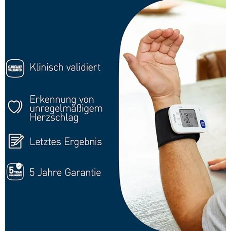 Omron RS1 Handgelenk-Blutdruckmessgerät für zu Hause und unterwegs – Bild 4