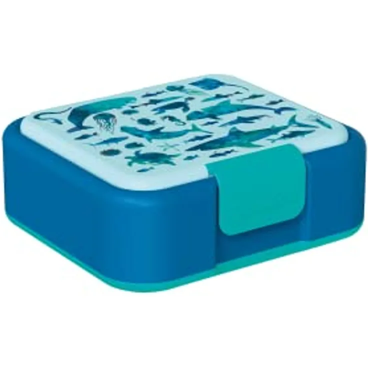 Quokka KIDS TWIST SEA ANIMALS, BPA-freie Kinder-Sandwichbox mit Meerestier-Motiv