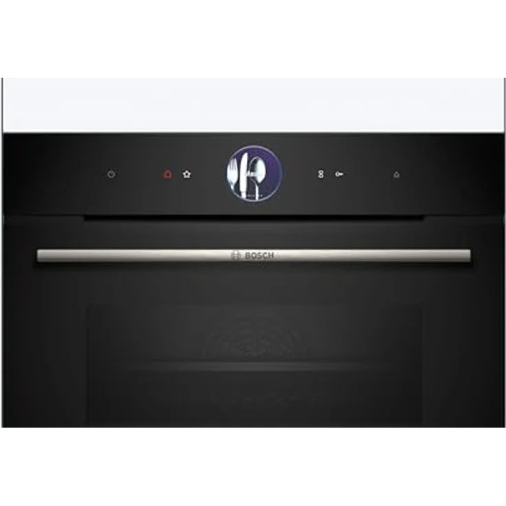 Bosch CSG7361B1, Smarter Serie 8 Einbau-Kompaktdampfbackofen, 60 x 45 cm, 1 L Wassertank, Schwarz, Made in Germany, Selbstreinigung, Air Fry, 4D Heißluft, Bosch Assist, Pizzastufe – Bild 3