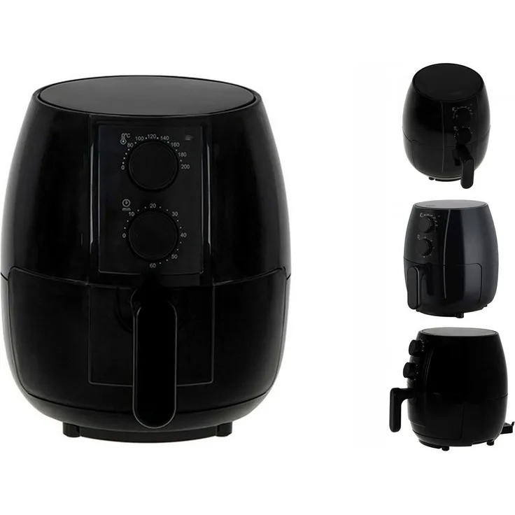 Adler Heißluftfritteuse AD 6312 Schwarz 1600 W 2,5 L