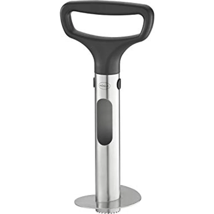 RÖSLE Ananasschneider PRO, Hochwertiger Ananasschäler zum Entkernen und Ringe schneiden, mit ergonomischem Griff, Einschneidskala und Auswurfschlitz, ABS, Edelstahl 18/10 – Bild 1