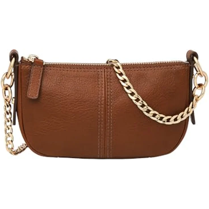 Fossil Jolie Umhängetasche, 100% Leder, 19 cm x 5 cm x 10 cm, braun – Bild 1