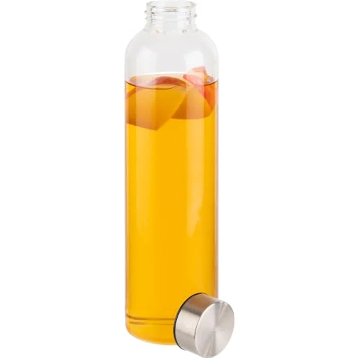 APS Trinkflasche, Glas mit Edelstahl-Schraubverschluss, 1 Liter, BPA-frei und wiederverwendbar – Bild 4