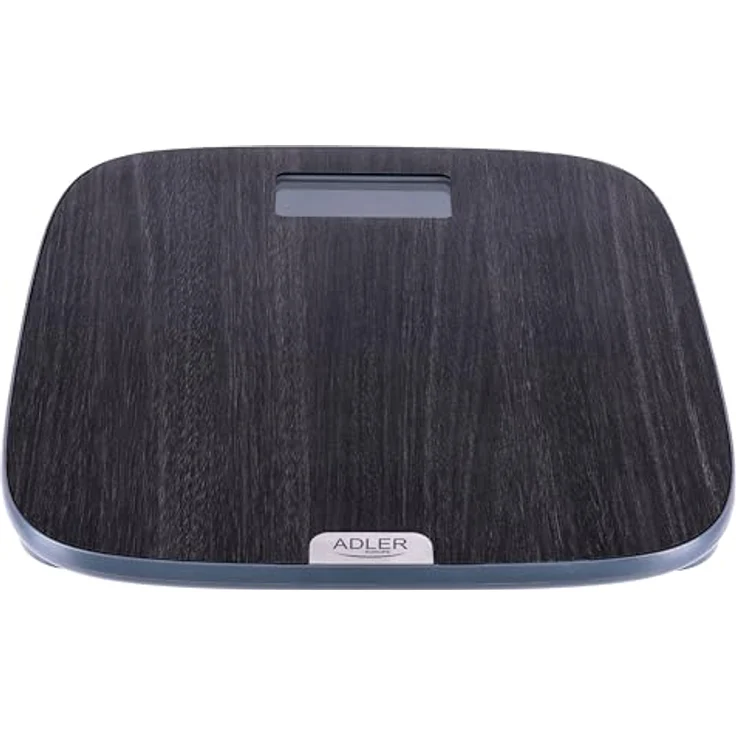 Adler Personenwaage AD 8192, Badezimmerwaage, 180 kg, LCD, Anti Rutsch Oberfläche, grau – Bild 4