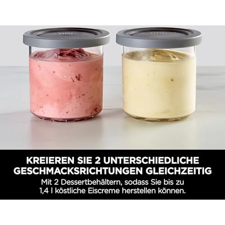 Ninja NC302EU Eismaschine, traditionelle Eismaschine mit 800 W, 473 l Kapazität, Schwarz – Bild 11