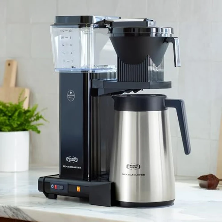 Moccamaster Filter Kaffeemaschine KBGT Thermos, 1.25 Liter, 1450 W, Black – Bild 6