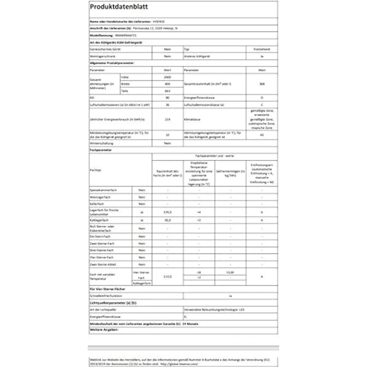 Hisense RM469N4AFD1 Kühl-Gefrierkombination, freistehend, NoFrost, 368 Liter, 229 L Kühlen, 113 L Gefrieren, XtremeFreeze, Smart Fresh, schwarz Inox – Bild 18