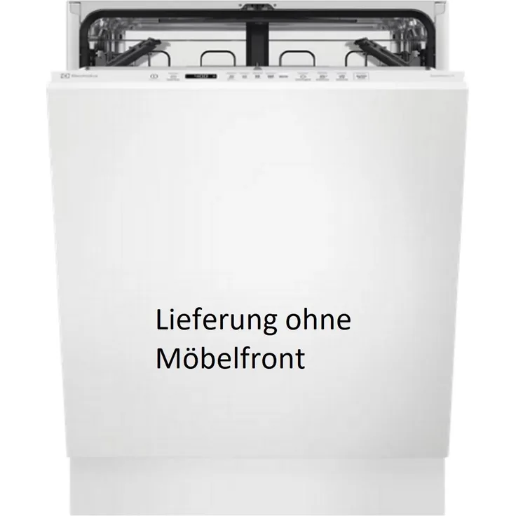 Electrolux KECB7215L, Voll integrierter Geschirrspüler, 60 cm, Weiß, Schwarz, Komfortlift, ExtraHygiene-Funktion, Beam on Floor