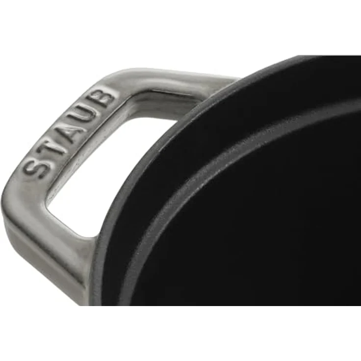 STAUB Cocotte, oval, Induktionsgeeignet, Gusseisen, graphitgrau, 17 cm, 1 Einheiten – Bild 3