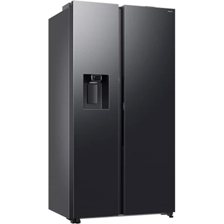 Samsung RS80F64KEFEF, Side by Side Kühl-Gefrier-Kombination mit 640 Liter Nutzinhalt, AI Sprachsteuerung, Black Steel – Bild 2