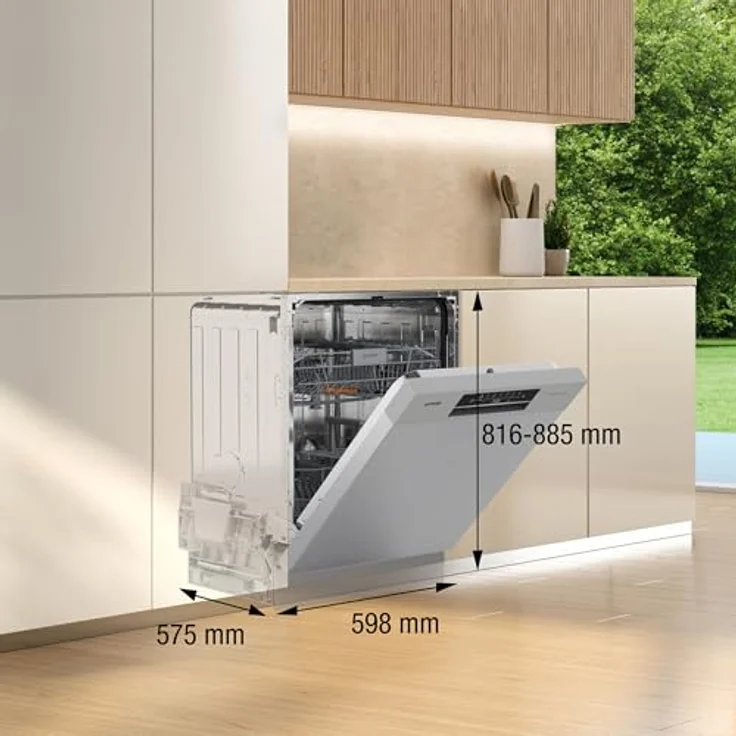 Gorenje GU642D90X Einbau-Geschirrspüler, unterbaufähig, 14 Maßgedecke, Inox, Startzeitvorwahl – Bild 2