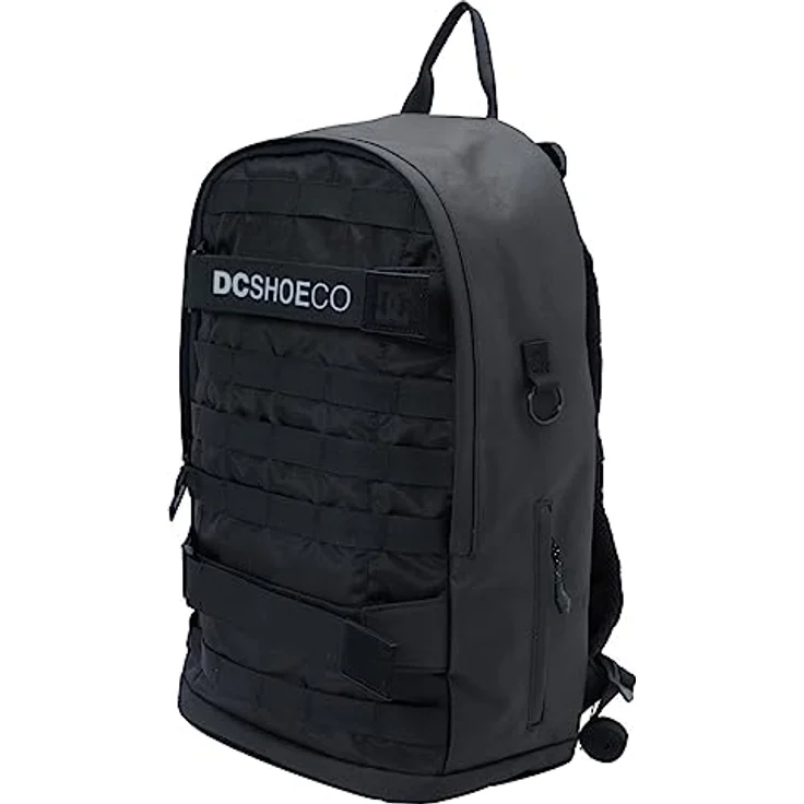 DC Shoes Alpha Tagesrucksack für Männer, 23 L Volumen, gepolstertes Laptopfach, recyceltes Polyester, schwarz – Bild 4