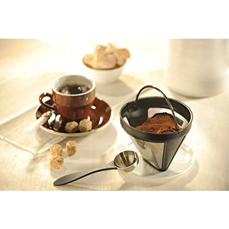 GEFU 12760 Kaffeemaß Misurino, 7g, ergonomischer Griff, spülmaschinenfest, Edelstahl/ABS-Kunststoff – Bild 4