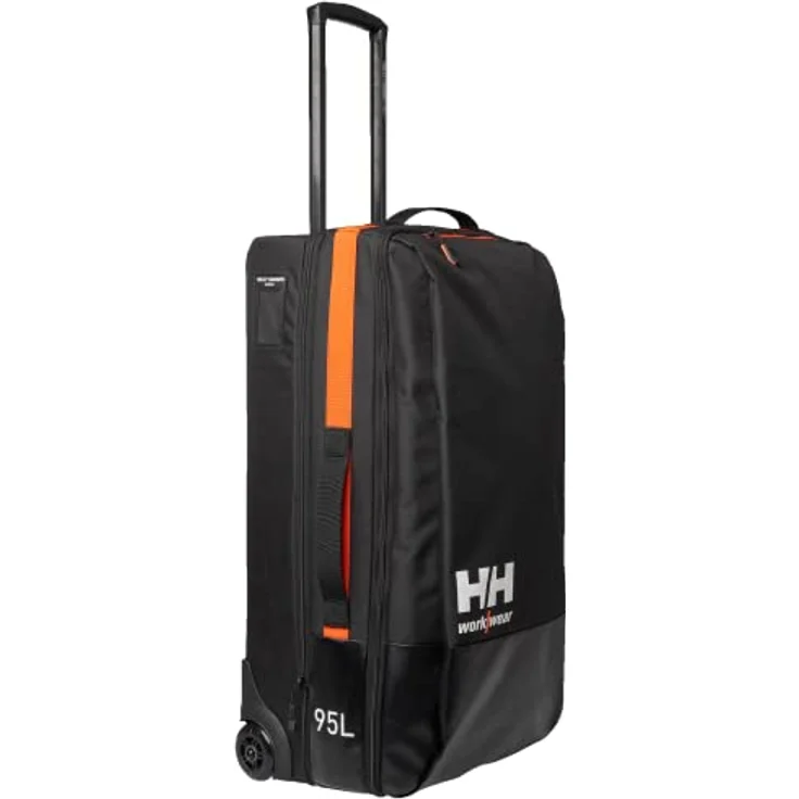 Helly Hansen Workwear 95 L Reisetasche Trolley Bag, strapazierfähiger Stoff mit verstärkter Basis, schwarz – Bild 2
