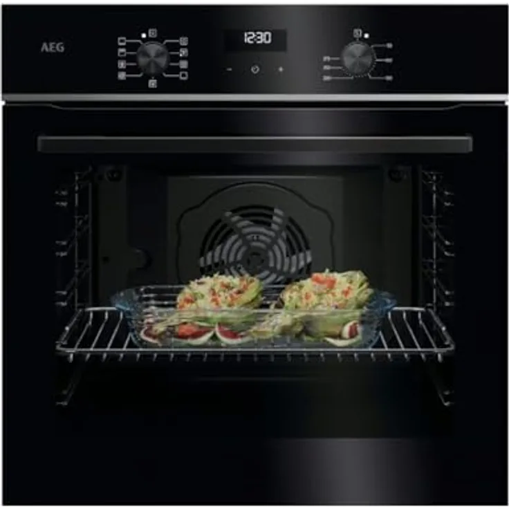 AEG TU5AB21FSB Einbaubackofen, 72 L, 9 Beheizungsarten, AutoClean, 3490 W, A+, versandkostenfrei