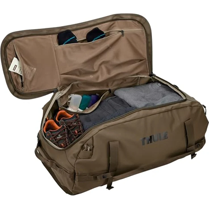 Thule Chasm 90 Weekender Reisetasche L, 74 cm, 100% Polyester, braun – Bild 7