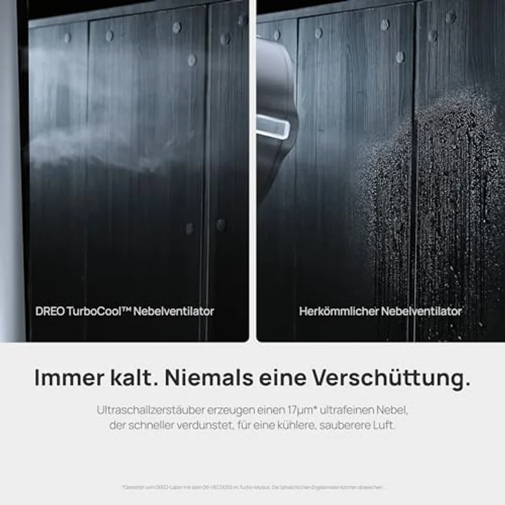 DREO TurboCool Nebelventilator 765S, 3-in-1 Turmventilator mit WLAN & App-Steuerung, 6 L Tank, 10.4 m/s Luftstrom, 20 dB DC-Motor, 90° Oszillation, 12 Geschwindigkeiten, 4 Modi – Bild 4
