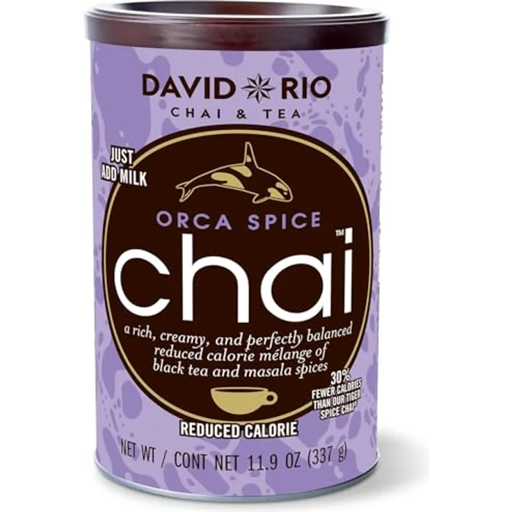 David Rio Orca Spice Chai Pulver, 337 g Tee für cremige Chai-Getränke