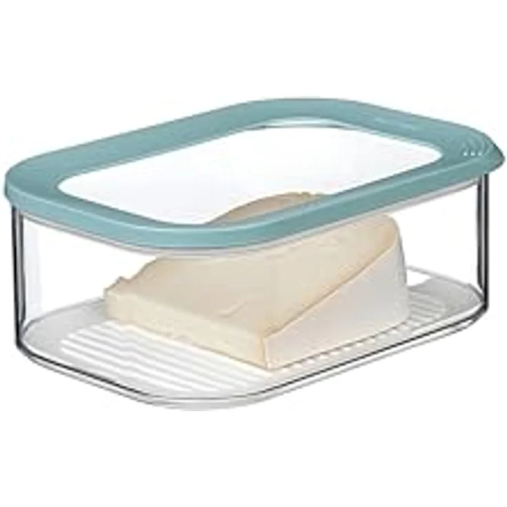Mepal – Käsedose Modula Nordic green – 2000 ml Aufbewahrungsbox mit Deckel für Käsestücke und -scheiben im Kühlschrank – Frischhaltedose mit Anti-Kondensationseinsatz – Luftdicht & spülmaschinenfest – Bild 3