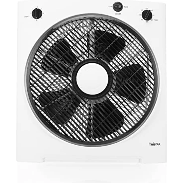 Tristar VE-5858 3 Leistungsstufen und oszillierendem Gitter, Drehrichtung des Luftstroms einstellbar, Timerfunktion für automatische Abschaltung, 30 cm Ø, 40 W, Weiß – Bild 3