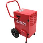 D&L Bautrockner Luftentfeuchter 55281 Raum Entfeuchter 50L Trockner Lufttrockner AWZ, mit elektronischem Hygrostat, stromsparend (silber)