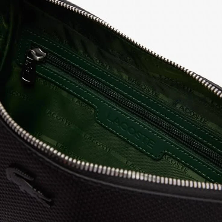 Lacoste Umhängetasche Chantaco Reporter Bag - Umhängetasche 26 cm, Mattes Leder, abnehmbarer Schulterriemen, Ton-in-Ton-Krokodillogo – Bild 5