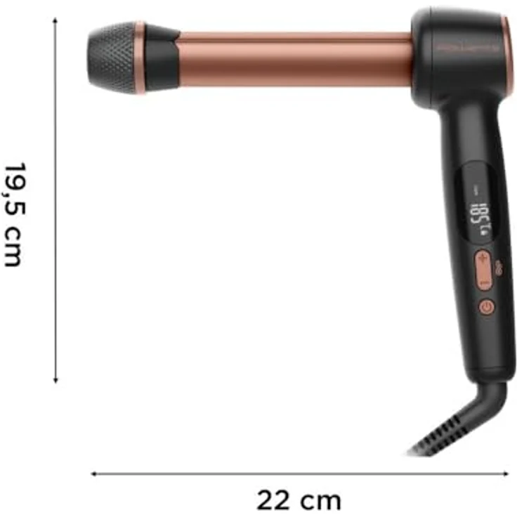 Rowenta Twist Curl Lockenstab, 3-in-1 mit verstellbarem Schaft (27/32/38 mm) und 4 Temperatureinstellungen (150-210 °C) – Bild 5