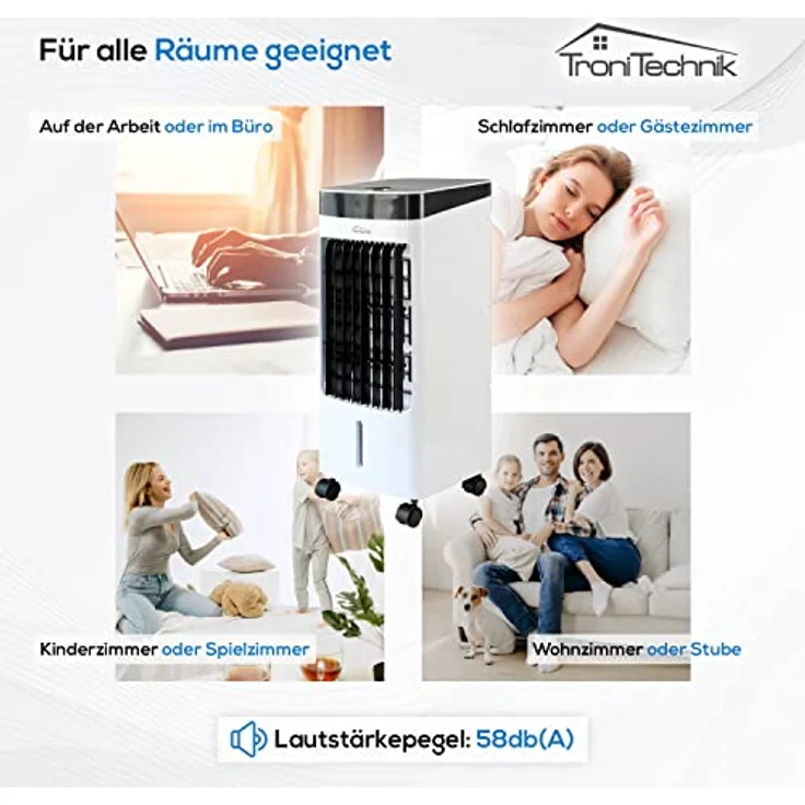 TroniTechnik Luftkühler LK04 Ventilator, inkl. Fernbedienung und Luftfilter – Bild 9