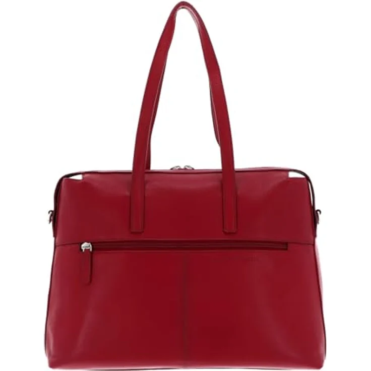 Picard Shopper Bali, businesstaugliche Einkaufstasche aus rotem, genarbtem Rindleder mit viel Stauraum – Bild 3