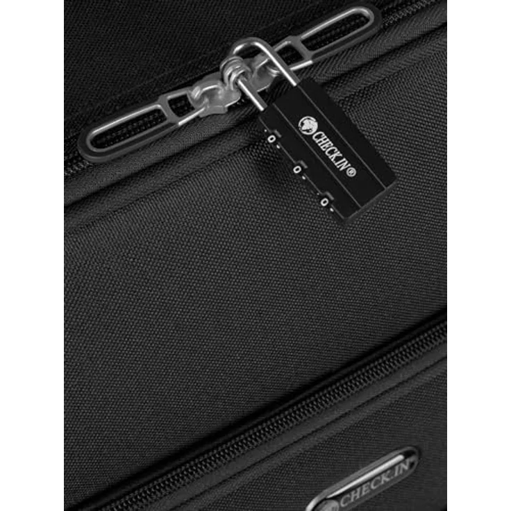 Check in CHECK.IN Sevilla 2.0 XL Trolley, geräumiger Koffer 47 x 29 x 75 cm, 92 L Volumen, Polyester, Teleskopgriff & 360° Doppelrollen für Damen und Herren – Bild 4