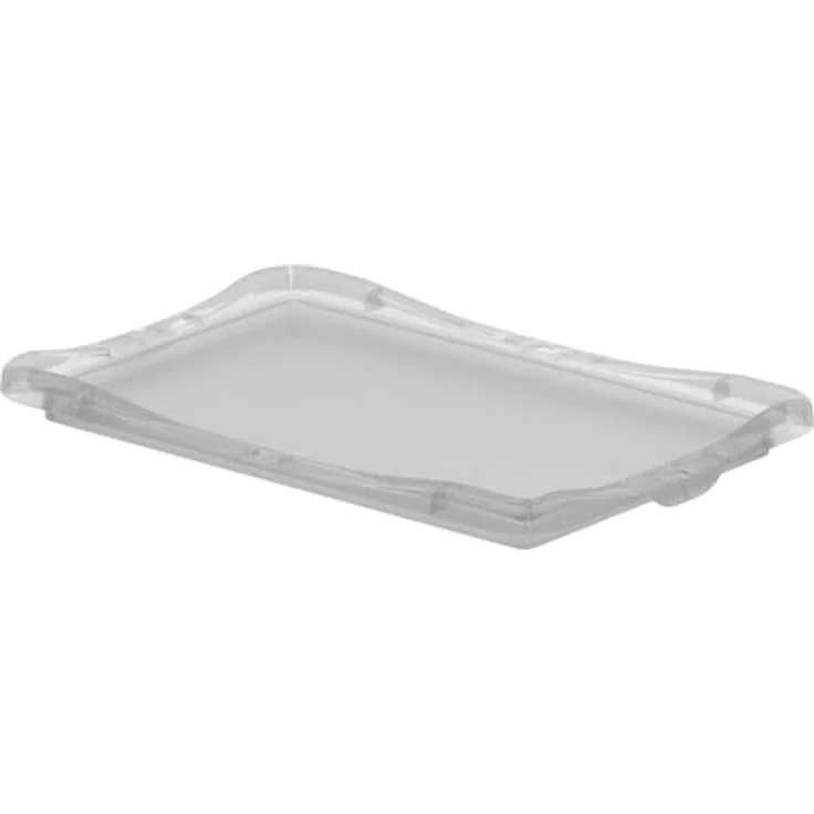 Surplus Systems Eurobox Deckel 30 x 20 cm, transparenter Klickdeckel für Stapelboxen